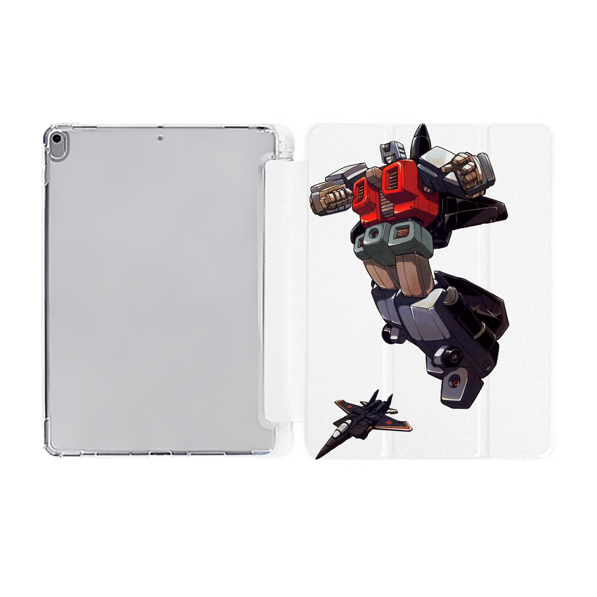 （画像用）  IPad ケース ペン収納付き 三つ折りスタンド PUレザー×シリコン 対応機種9.5/10.5/10.9インチ